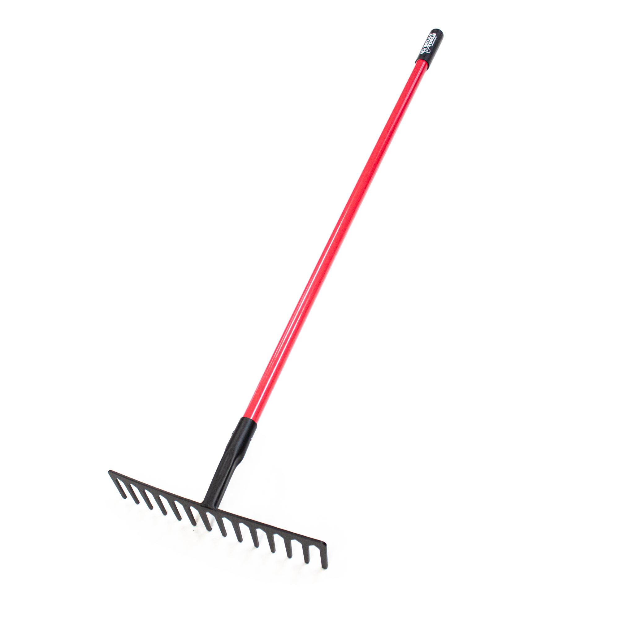 Bully Tools 14-Tine Level Head Rake with Fiberglass Handle