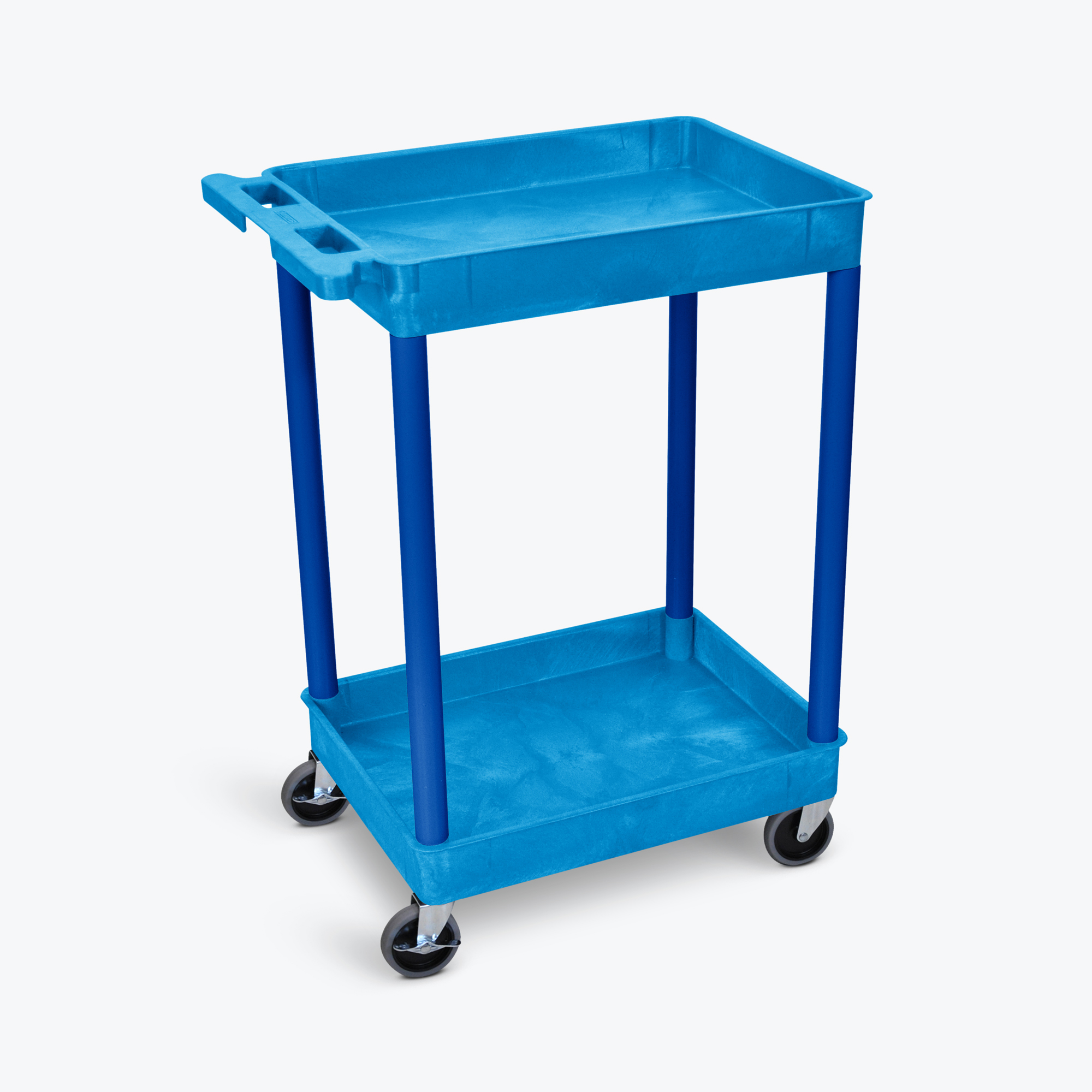 Tub Cart - Two Shelves-Blue