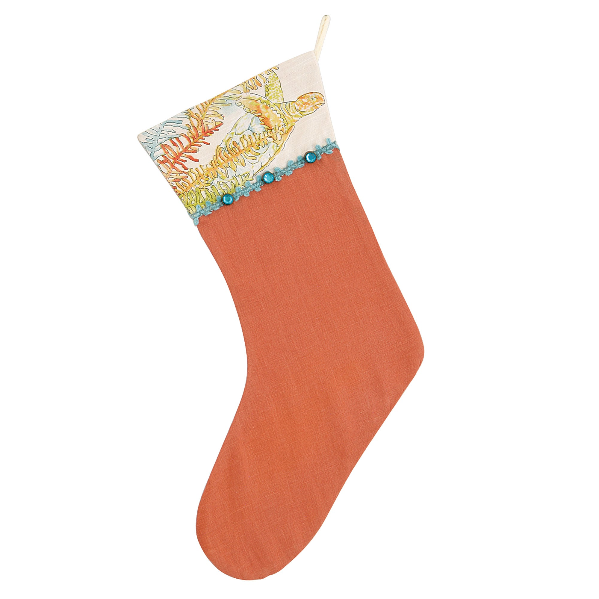 Glitzy Gems Christmas Stocking 20" x 12"