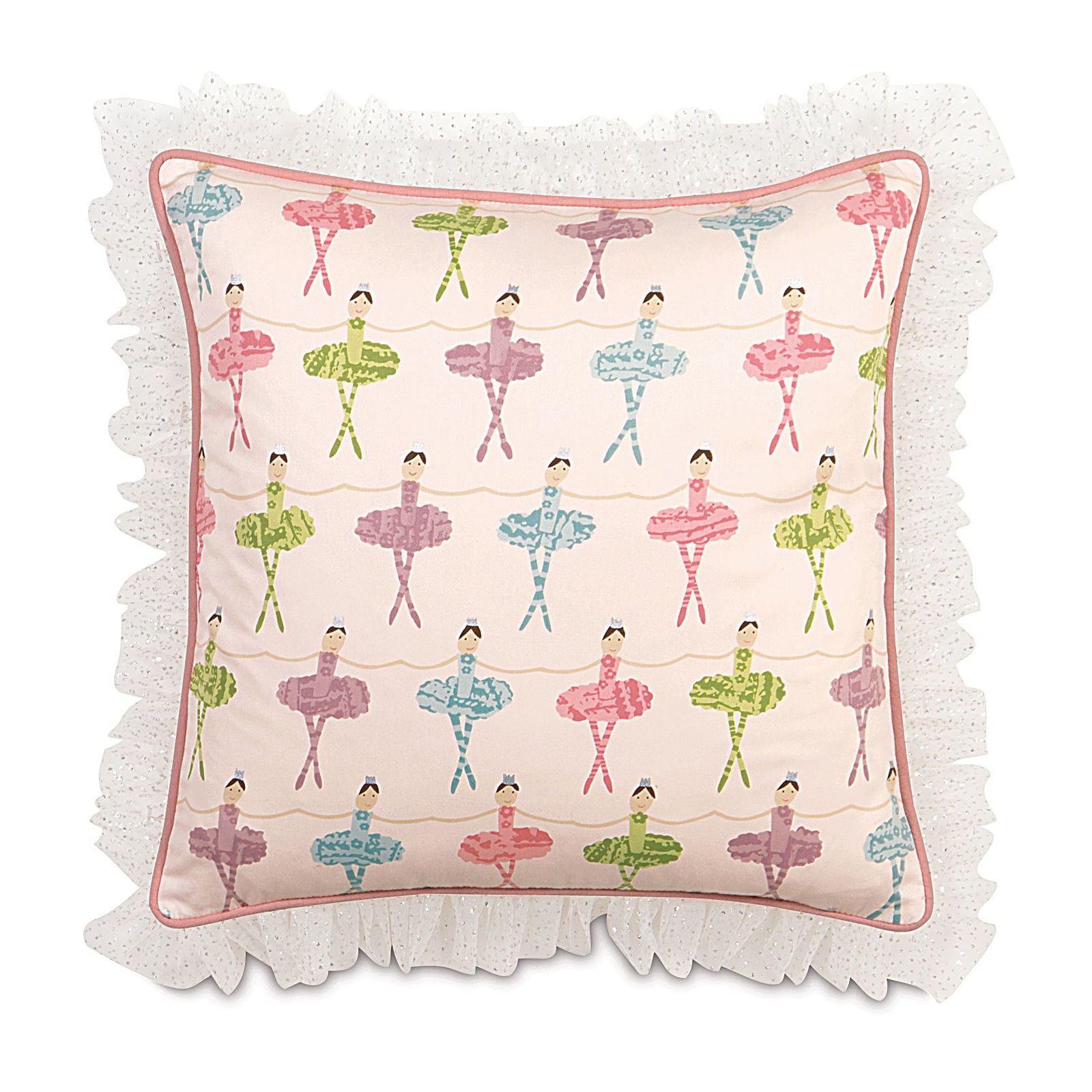 Ballerina Throw Pillow Cover 20x20