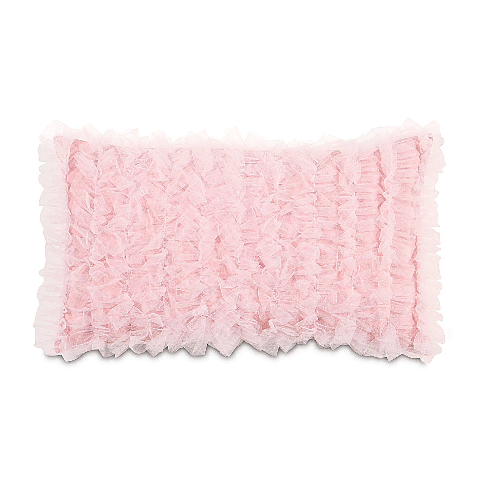 Ballet Blush Pink Lace Lumbar Pillow Cover 13x22
