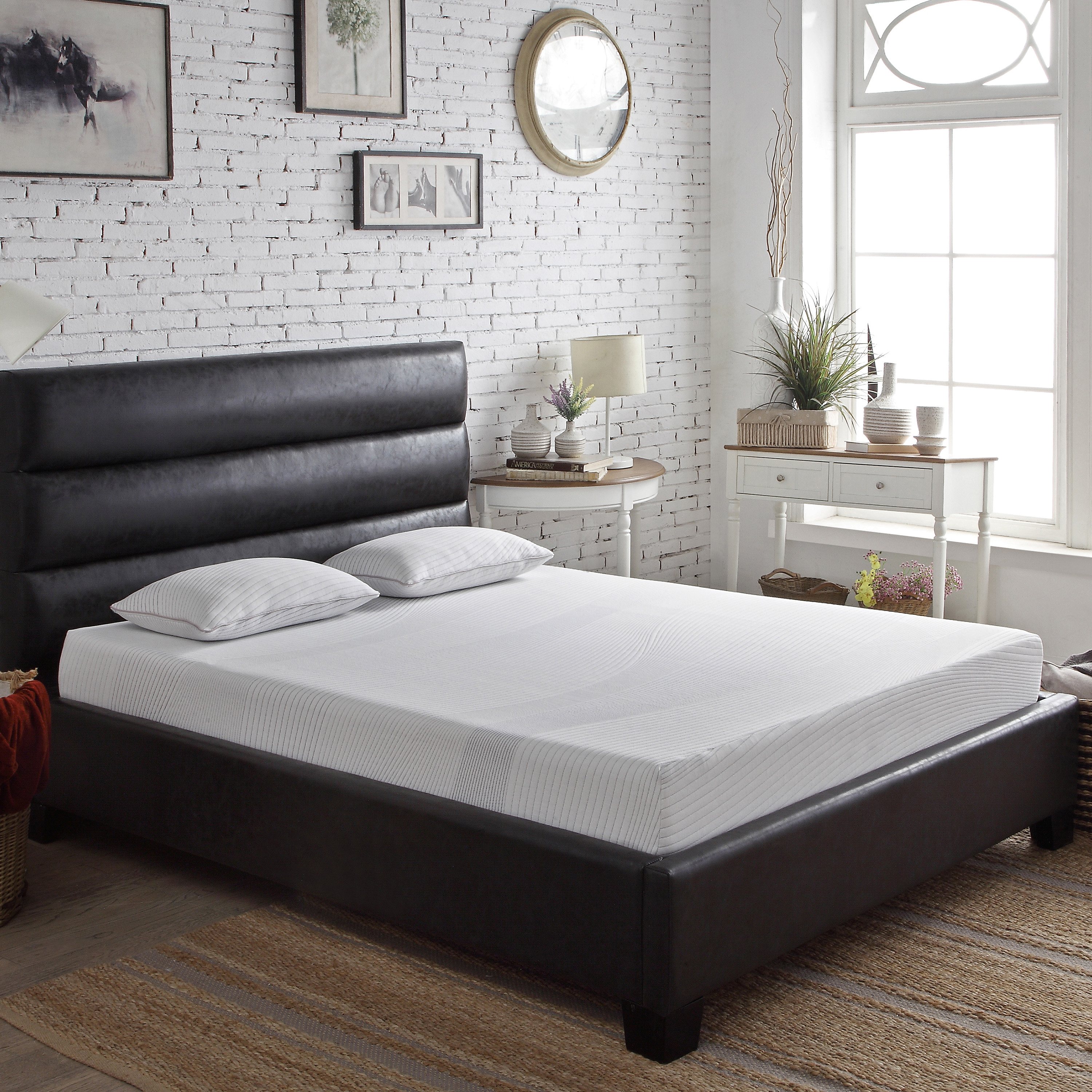 8 in. 2-Layer Memory Foam Adult Mattress with Breathable Knit Cover