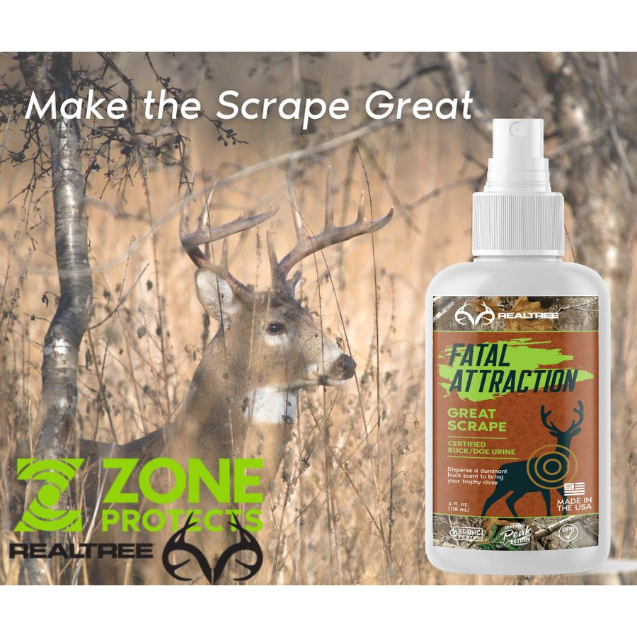 Zone Realtree Fatal Attraction Deer Attractant Great Scrape, 4oz