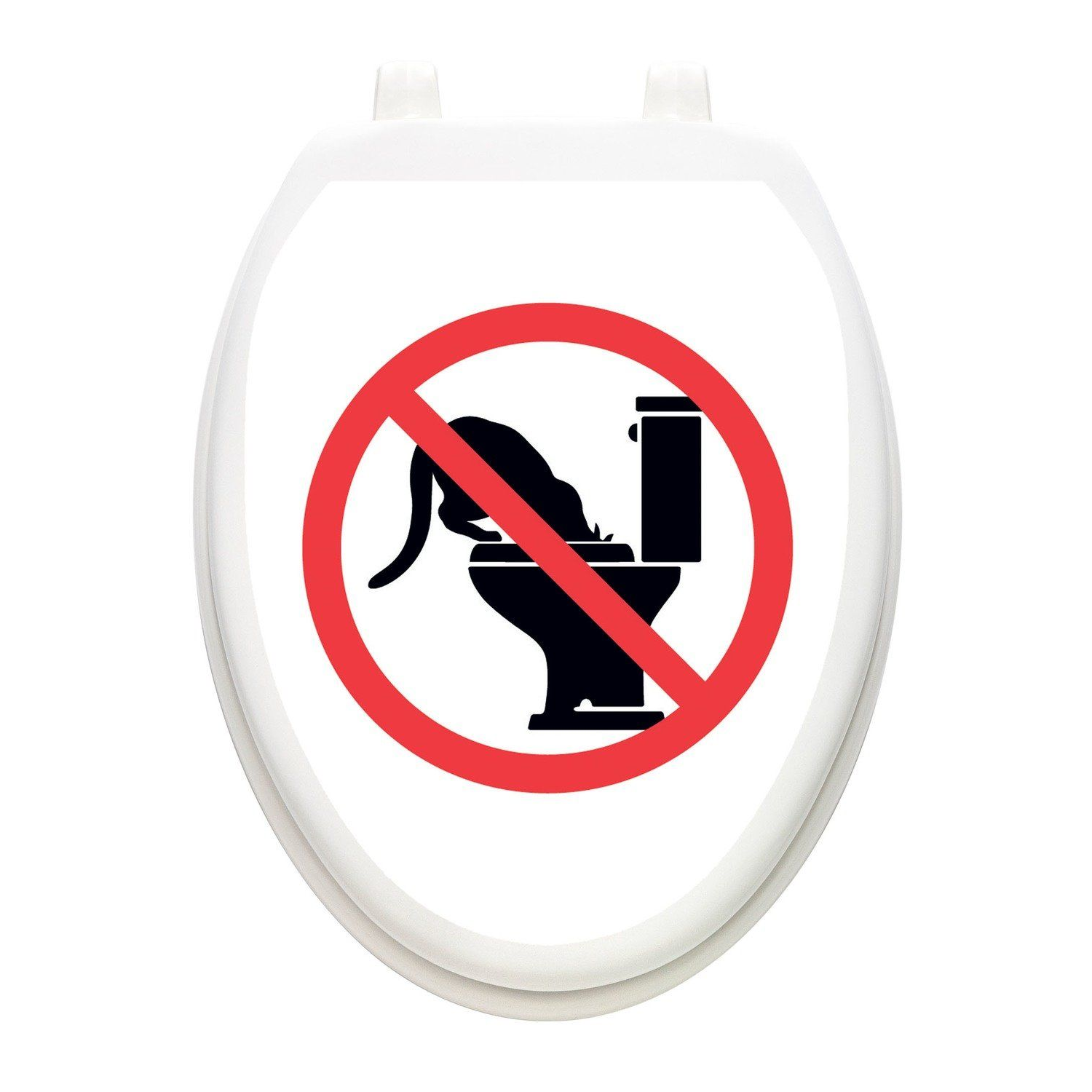 No Kitty Bowl Toilet Tattoos,Toilet Seat Decal