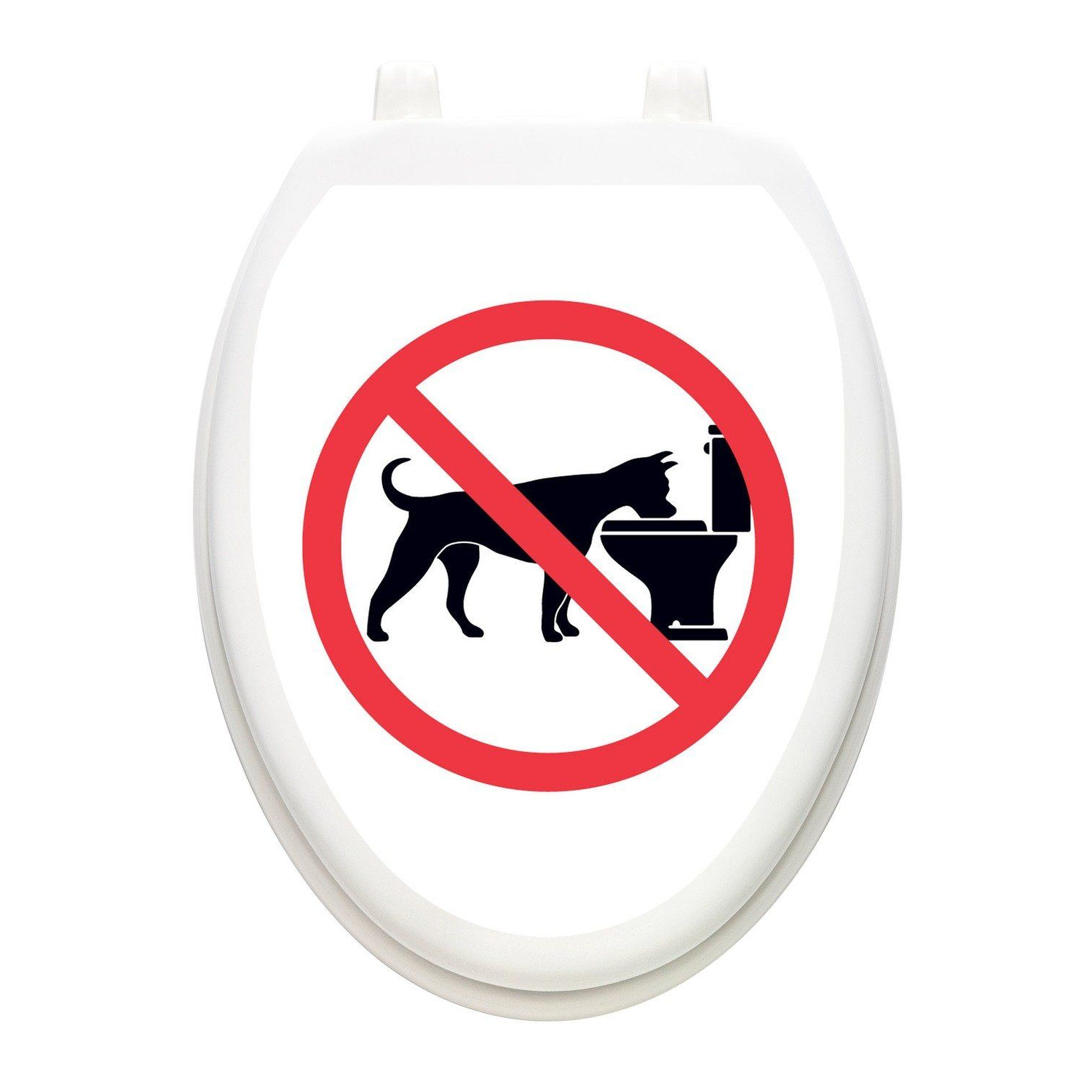 No Doggie Bowl Toilet Tattoos, Toilet Seat Decal