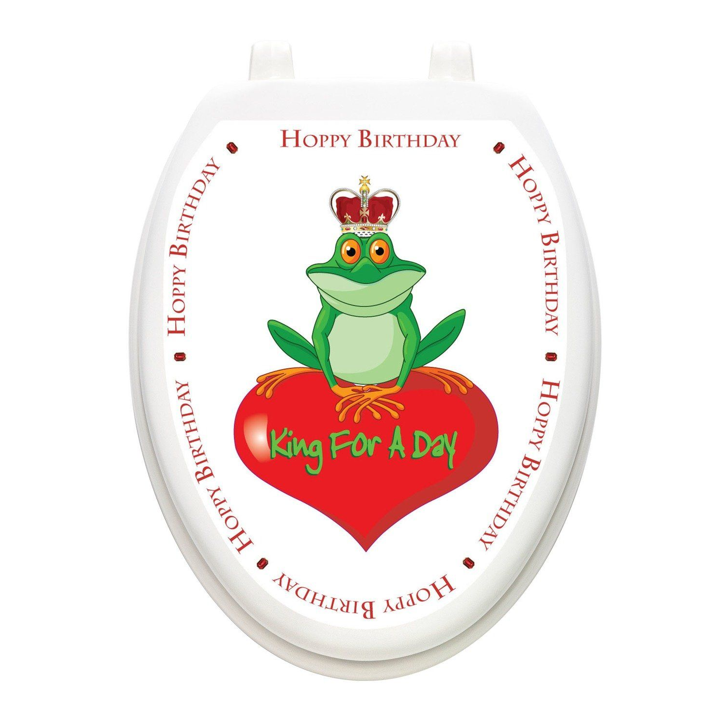 King For A Day Toilet Tattoos,Toilet Seat Decal