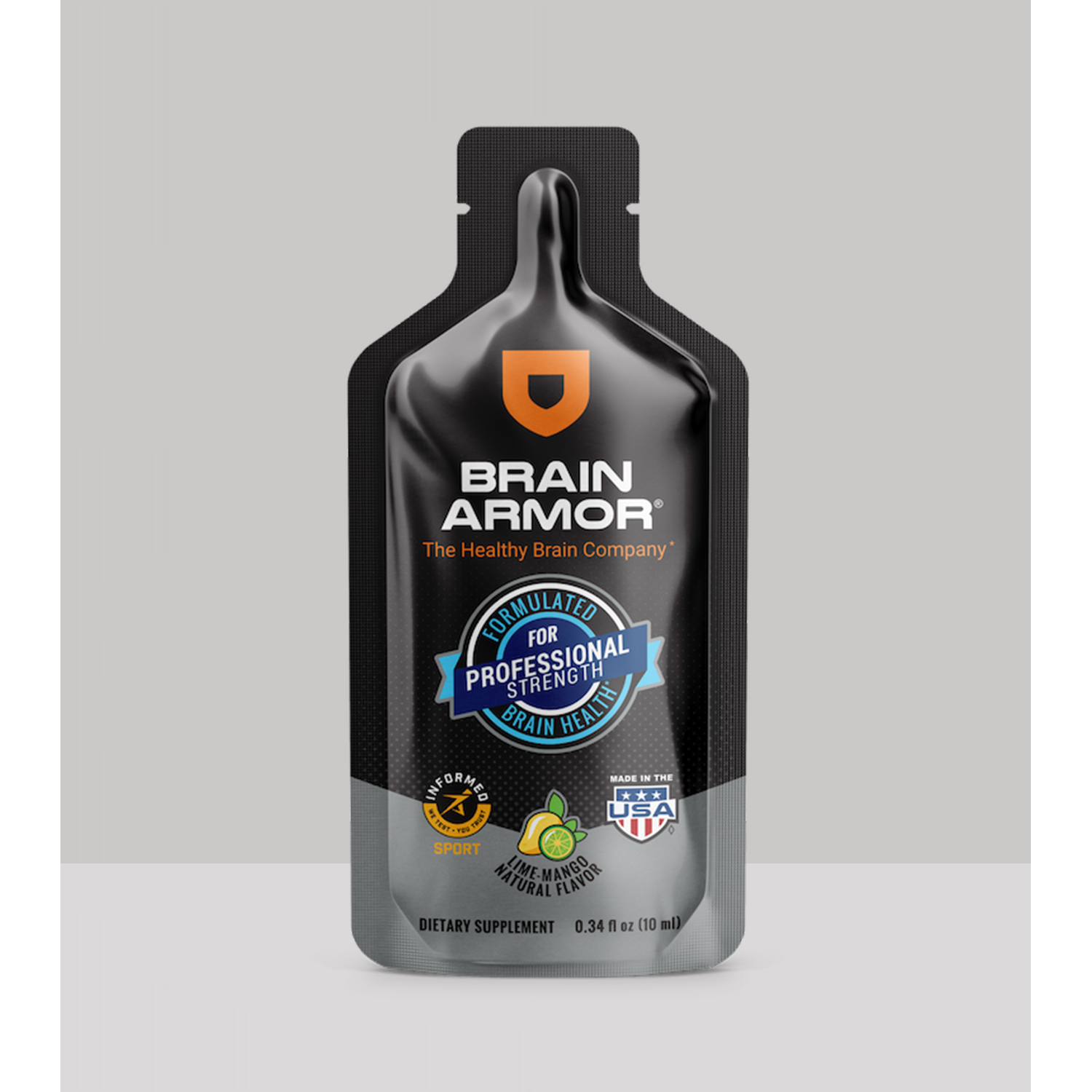 Brain Armor Formulated Brain Health Professional Strength – 0.34 fl oz (10ml) (Pack of 50)