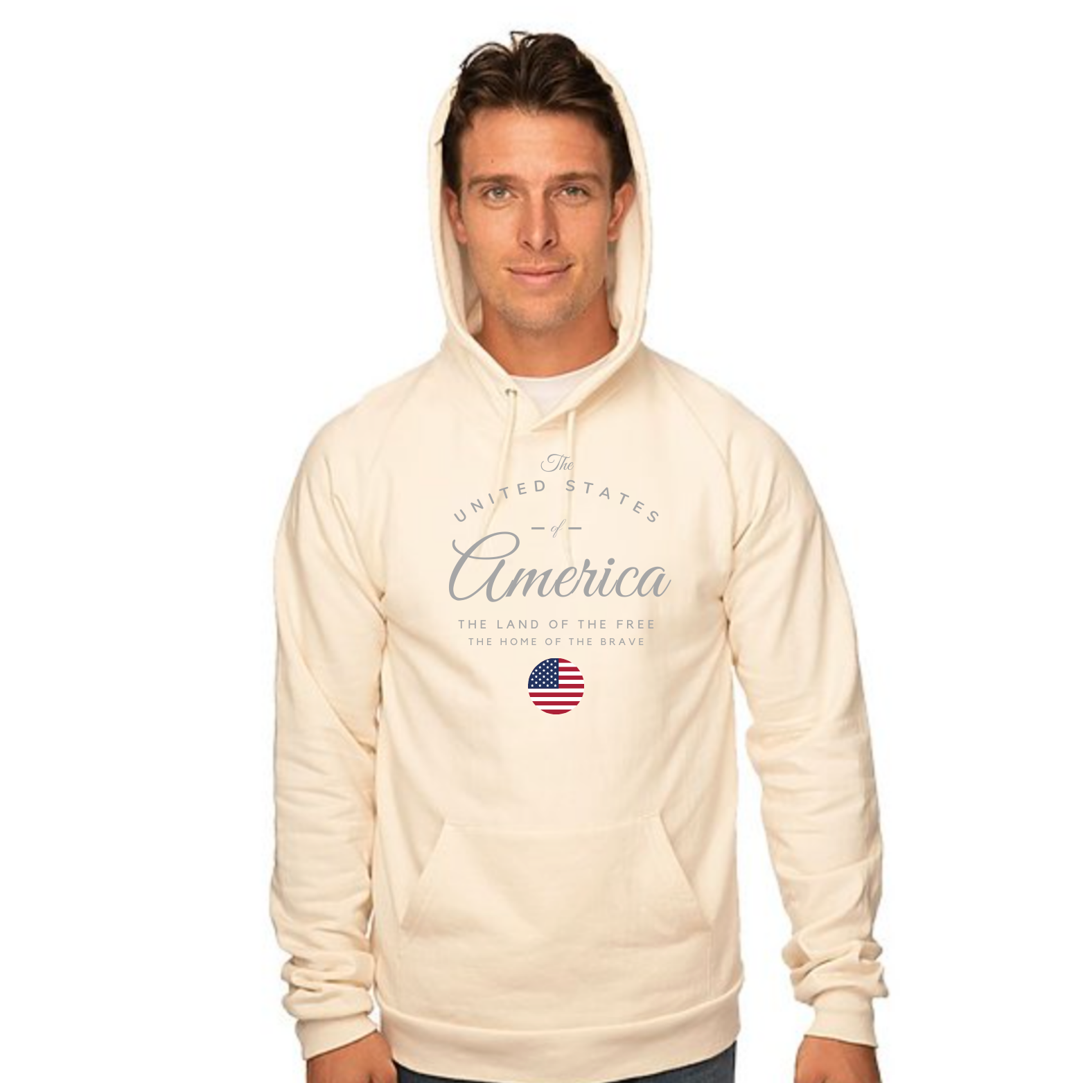 UNITED STATES OF AMERICA ORGANIC COTTON HOODIE