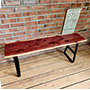 Cedar Live Edge Bench and Legs, 46"L, by Prime Retreat
