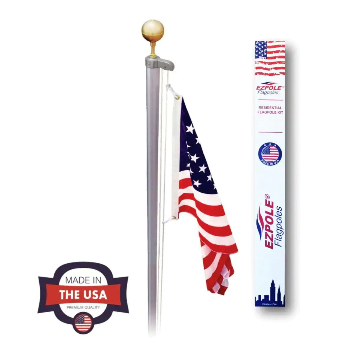 Classic Rope Flagpole