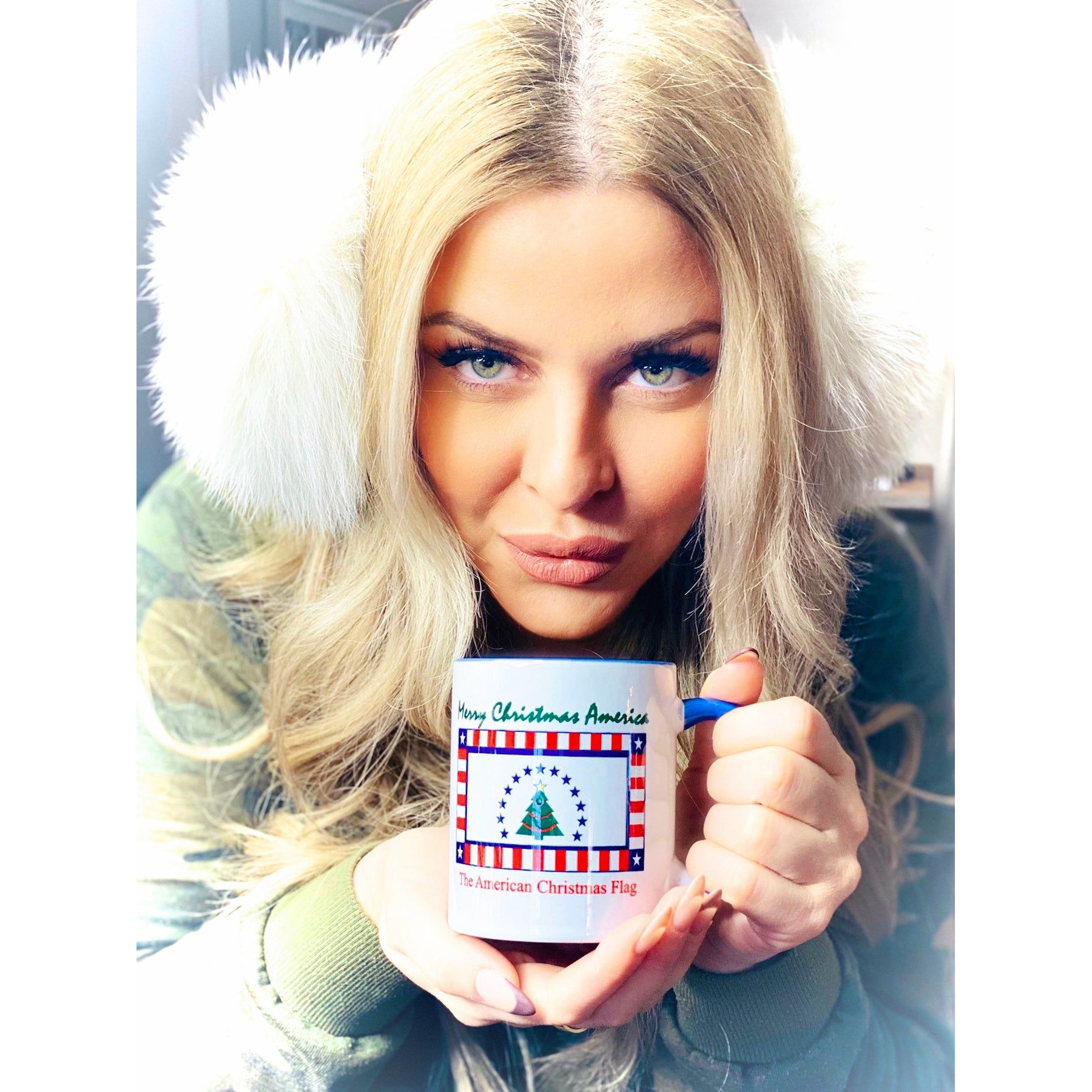 American Christmas Coffee Mug