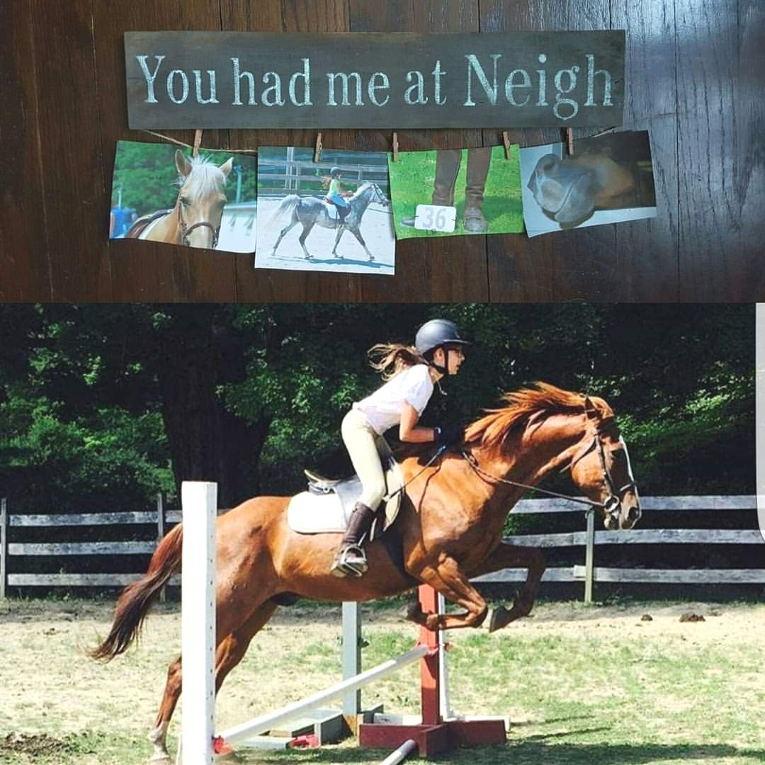 Horse Gifts, You Had Me at Neigh Rustic Sign