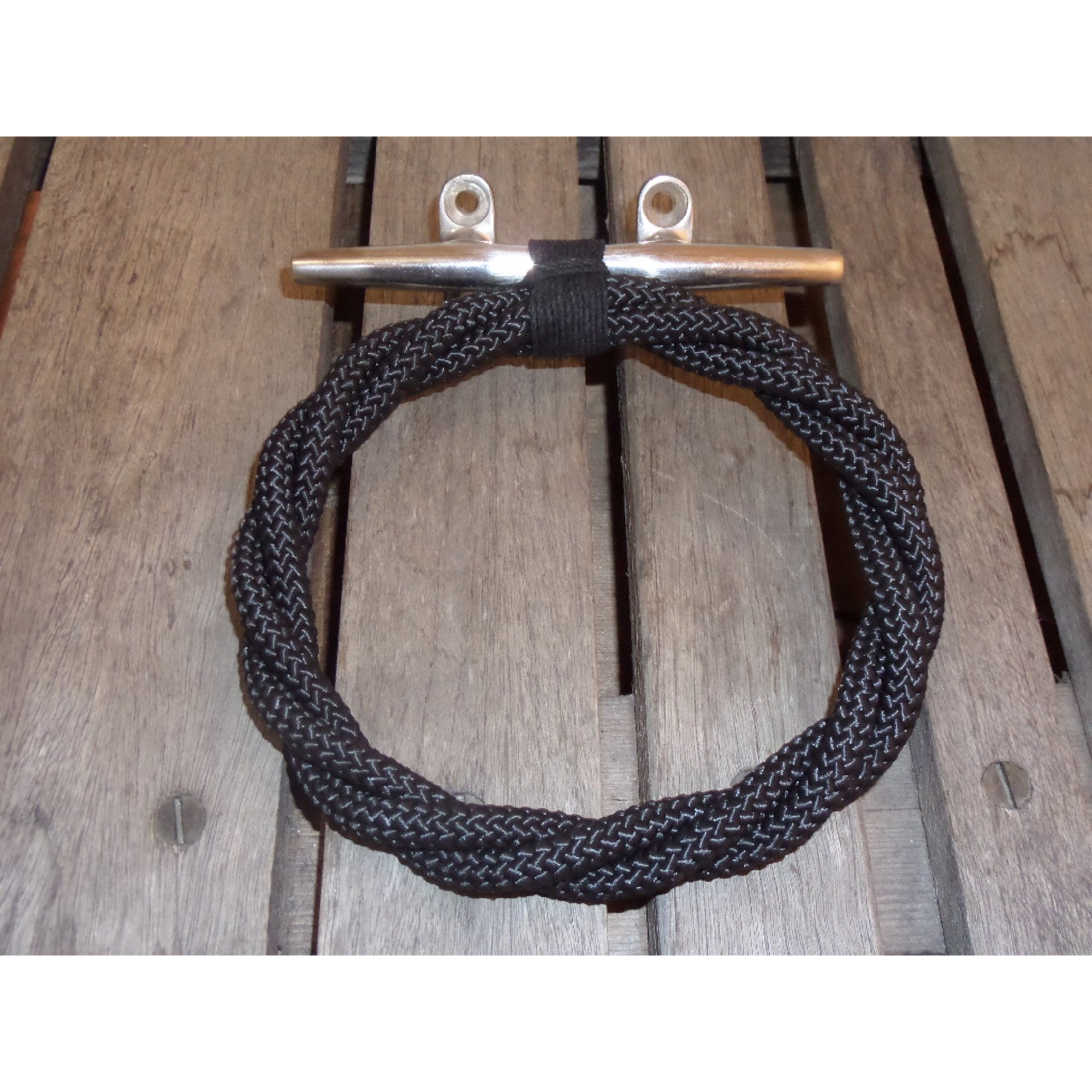 Rope Towel Ring Rack-Black