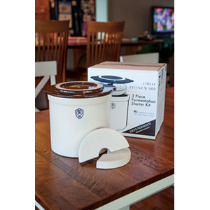 Preserving Crock ~ 2 Gallon Starter Kit [Boxed]
