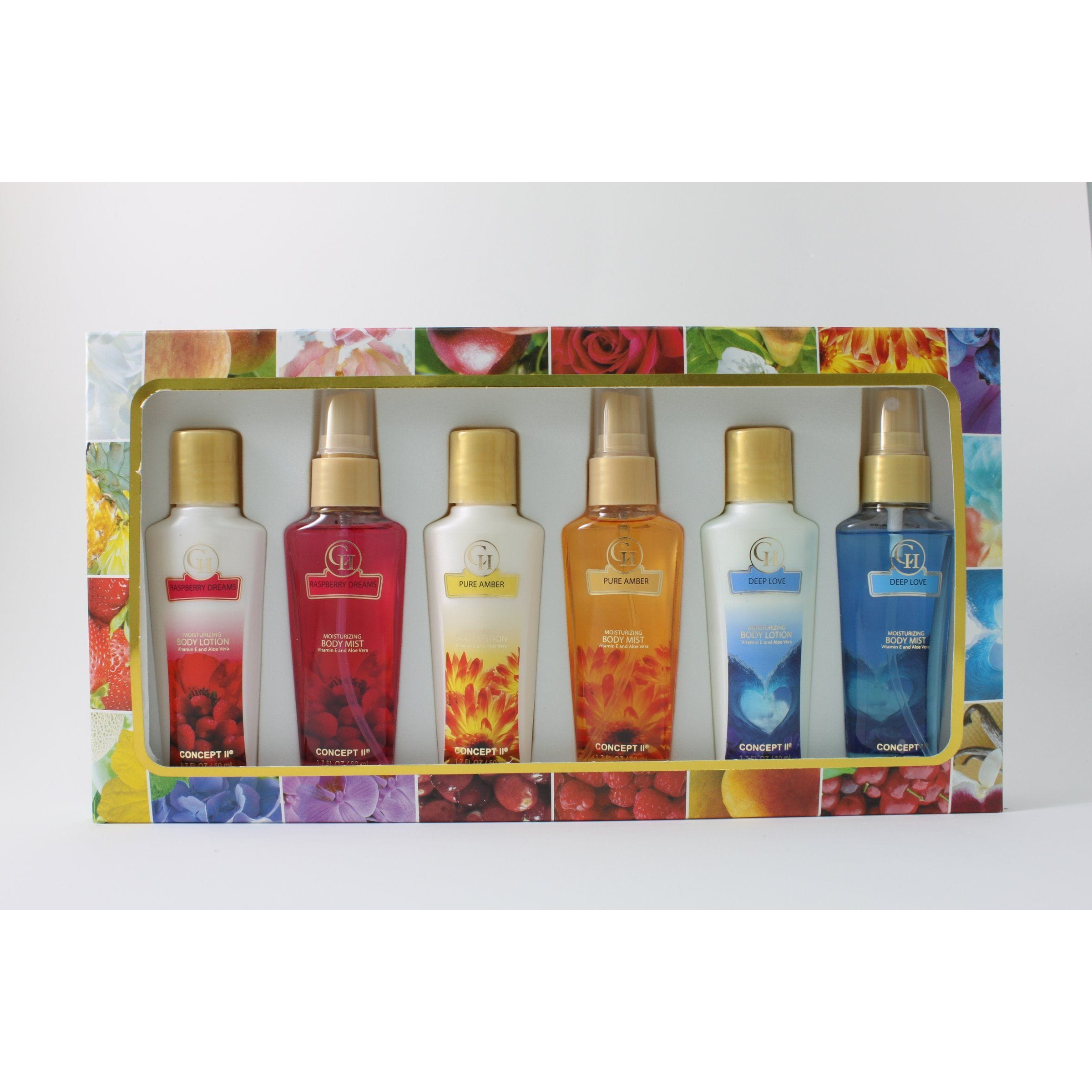 CII Travel Sets - 1.7 oz of Body Mist and Body Lotion