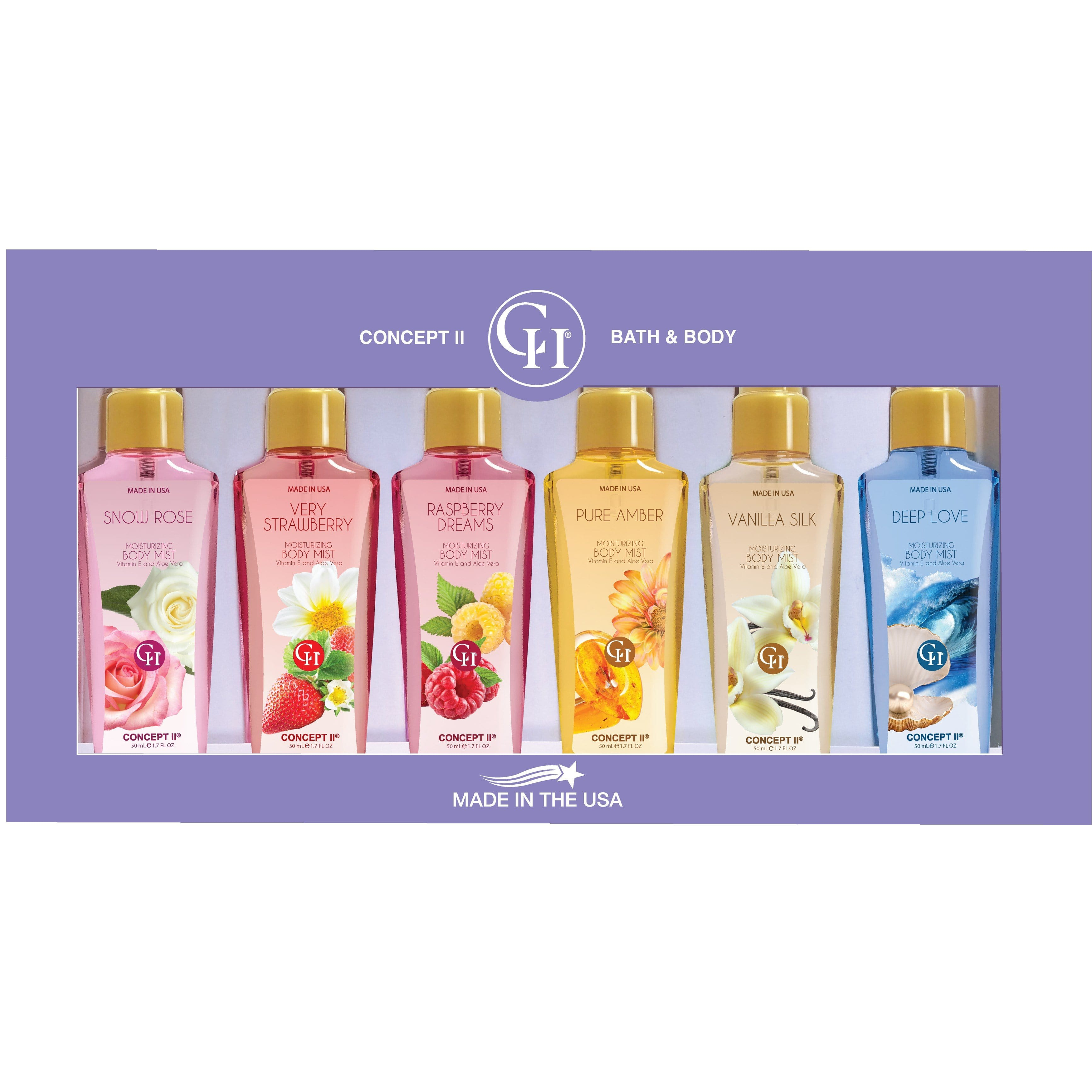 Concept II 1.7 oz. Body Mist - 6 Selection Sets