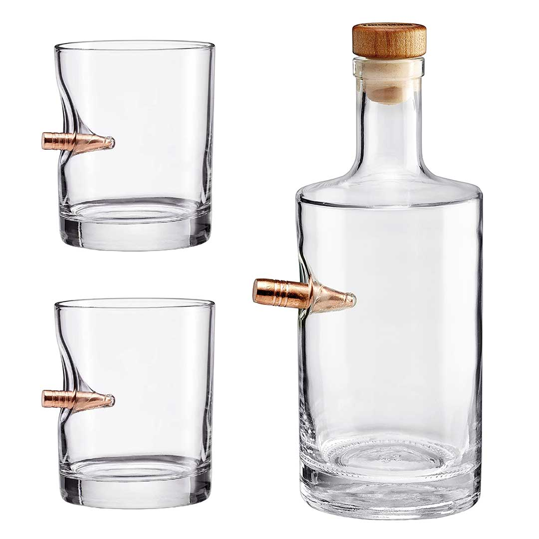 Whiskey Decanter and Rocks Glass Set