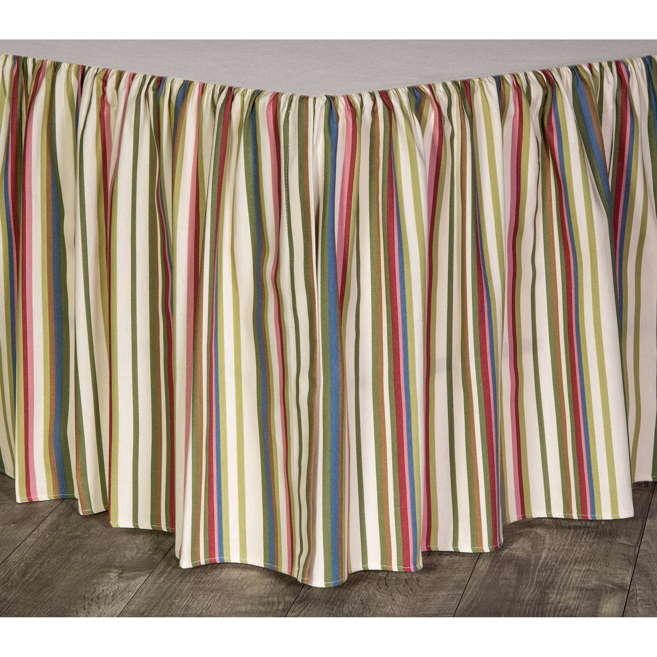 Virginia Stripe Bed Skirt