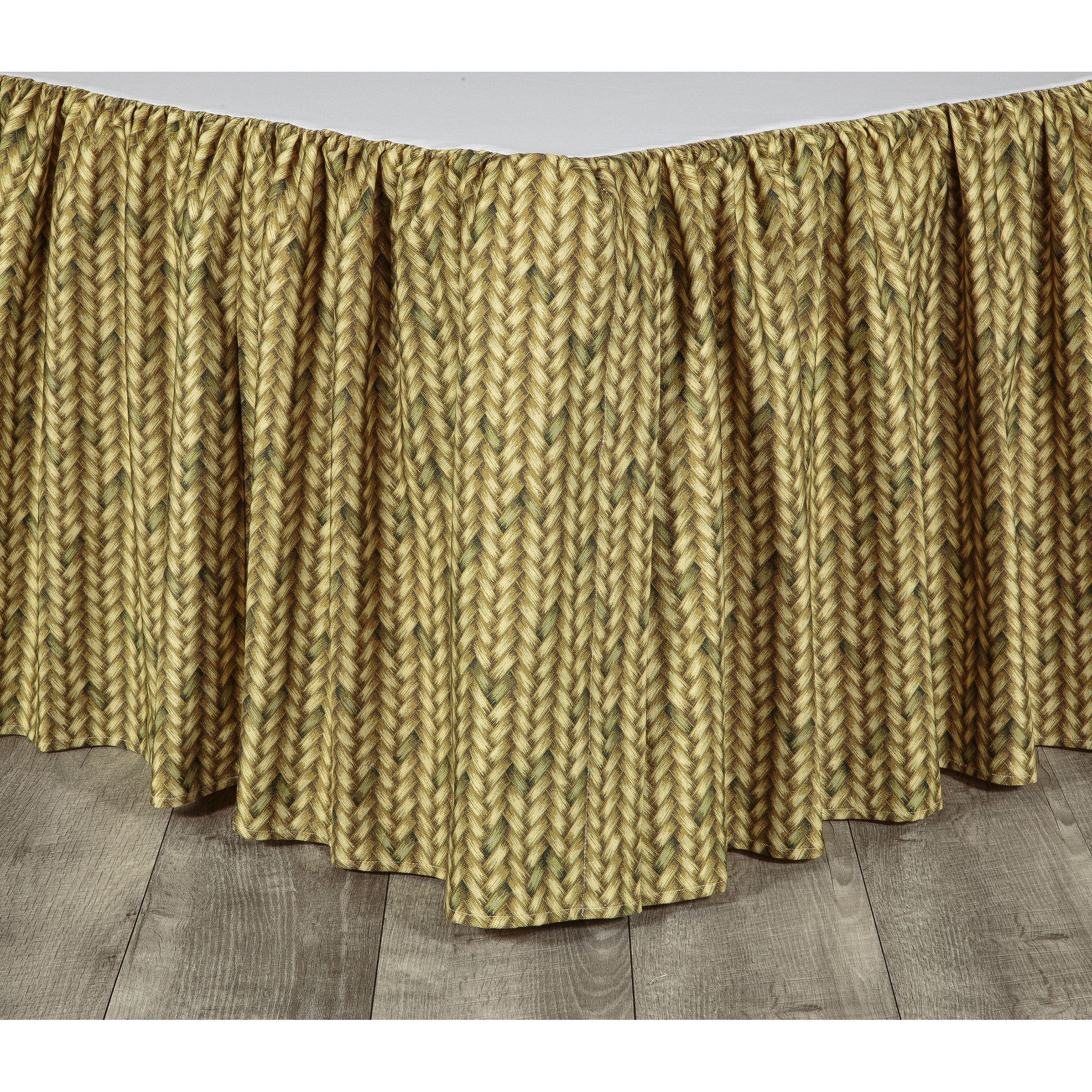 Tahitian Basket Bed Skirt