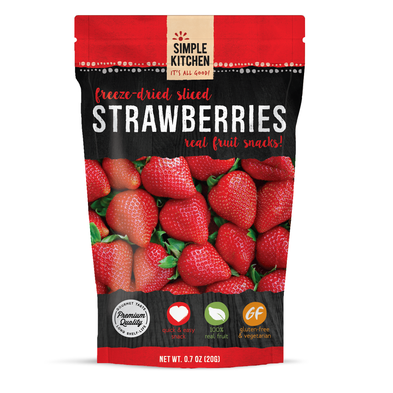 6 CT Case Simple Kitchen Strawberries