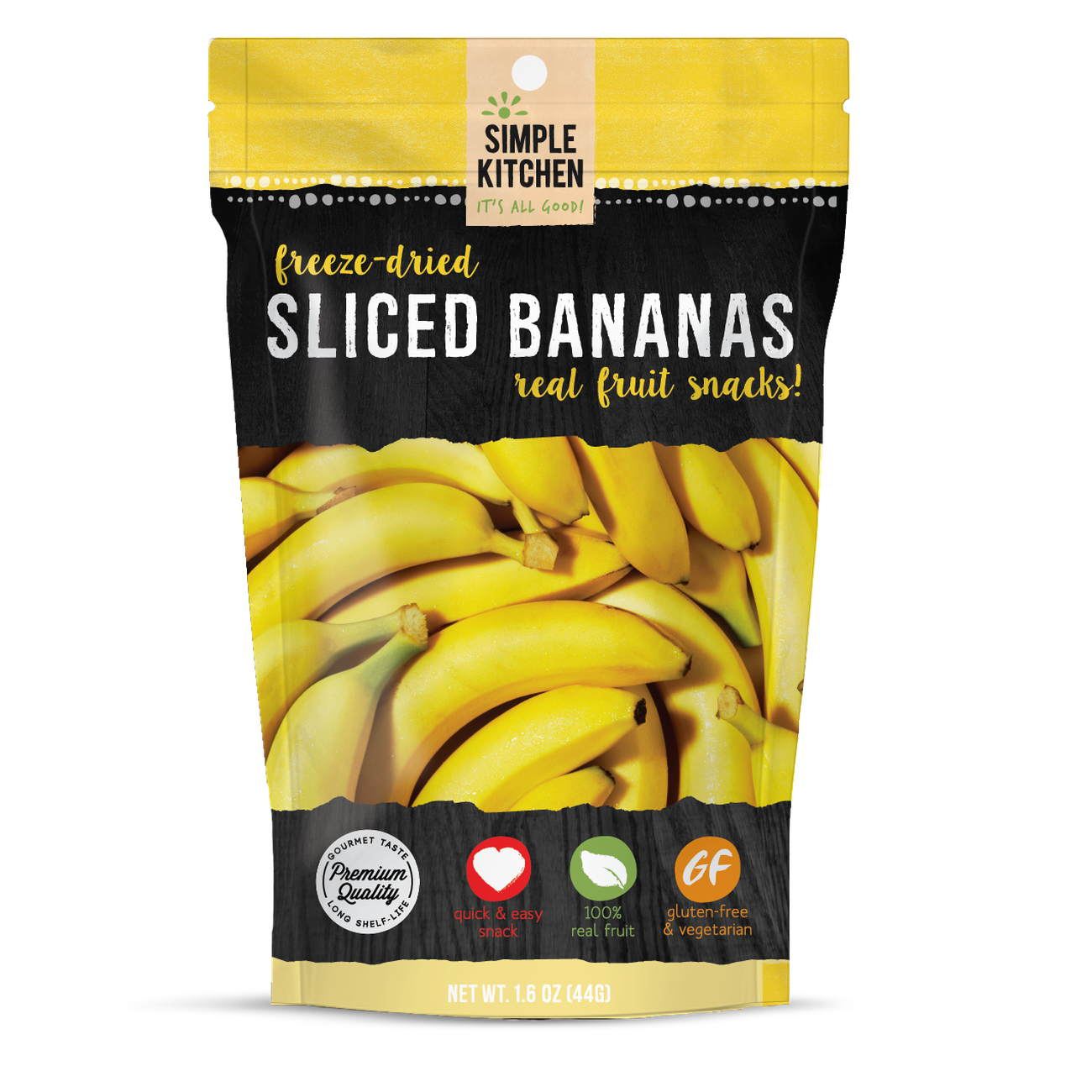 6 CT Case Simple Kitchen Bananas
