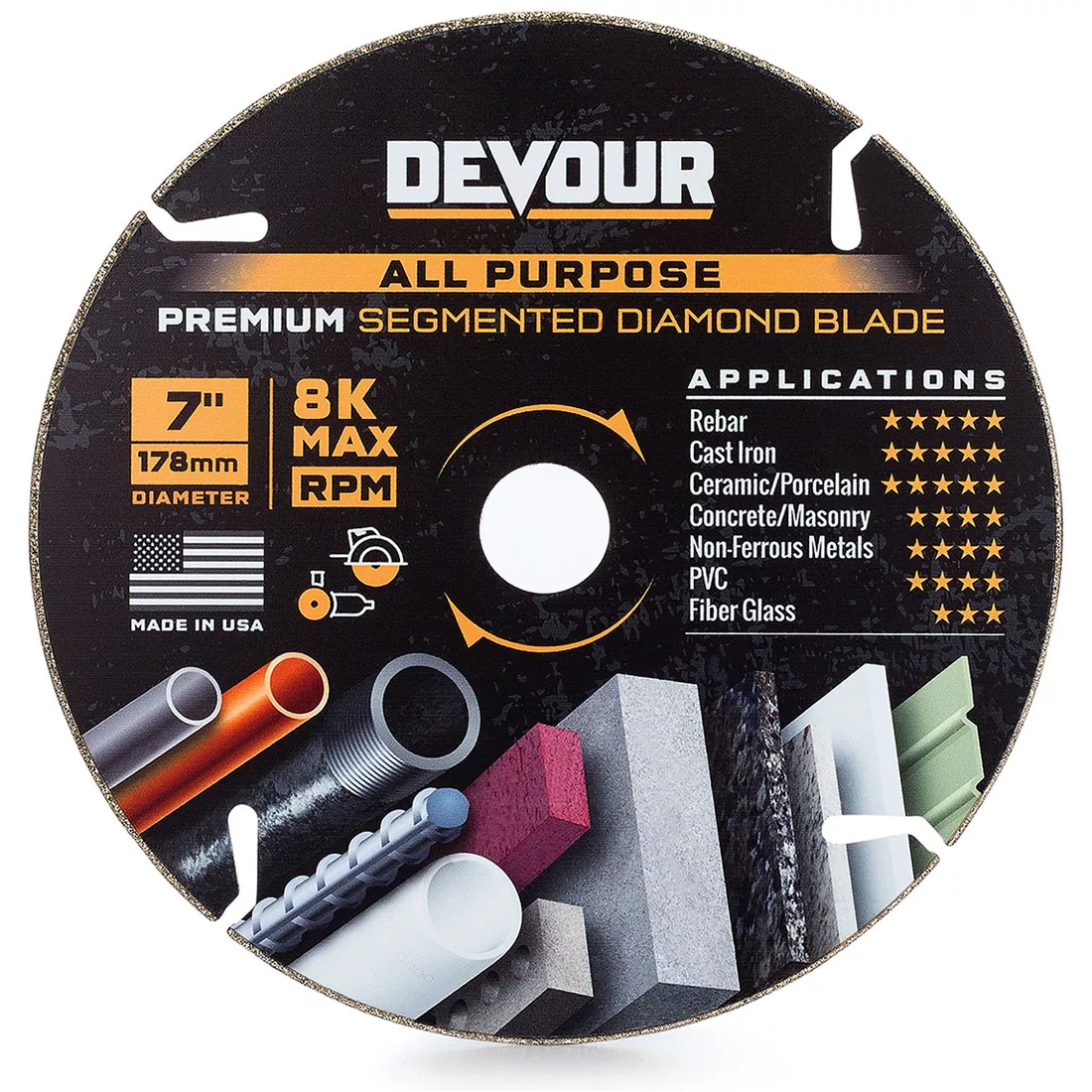 PREMIUM All-Purpose Segmented Rim Diamond Blades