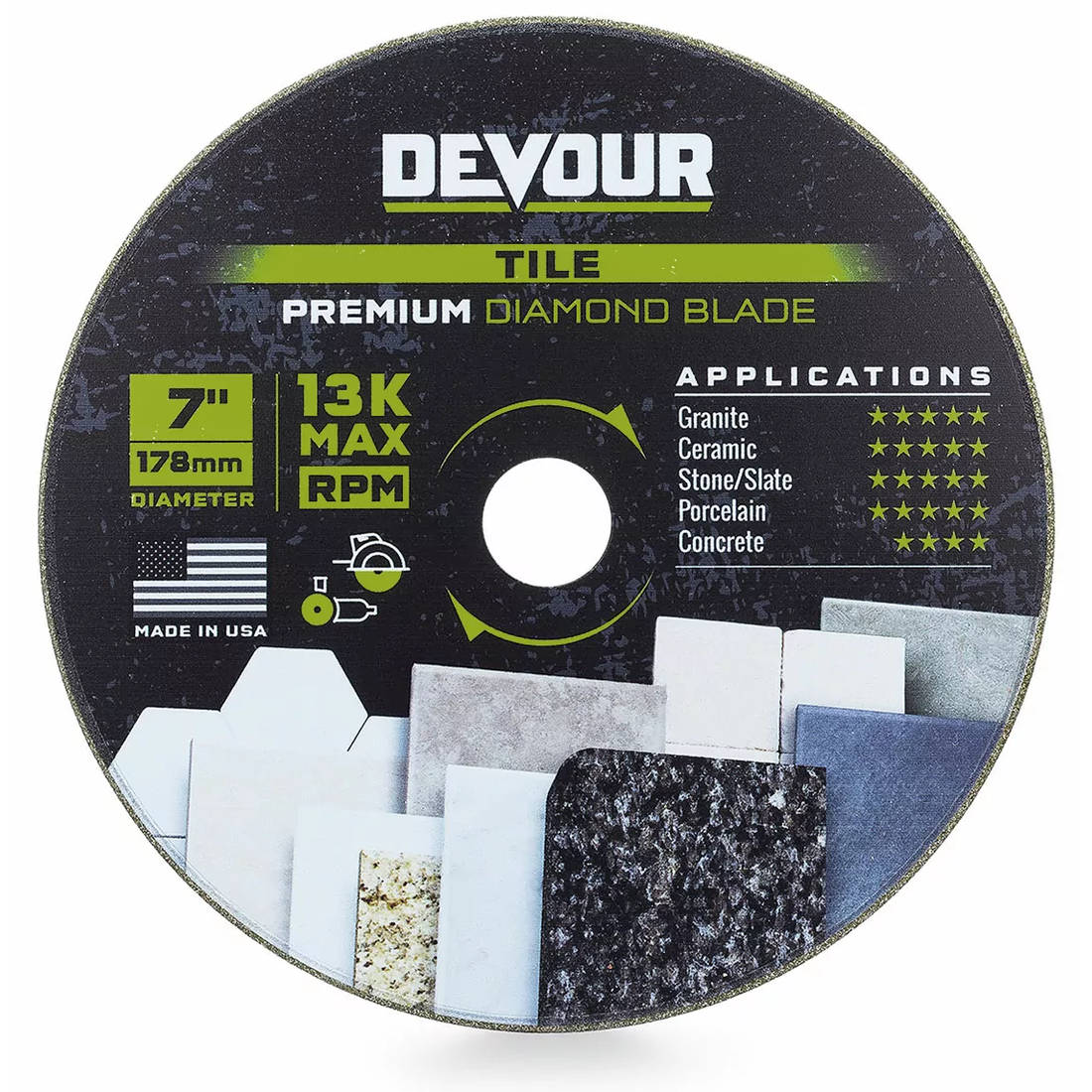 PREMIUM Tile Continuous Rim Diamond Blades