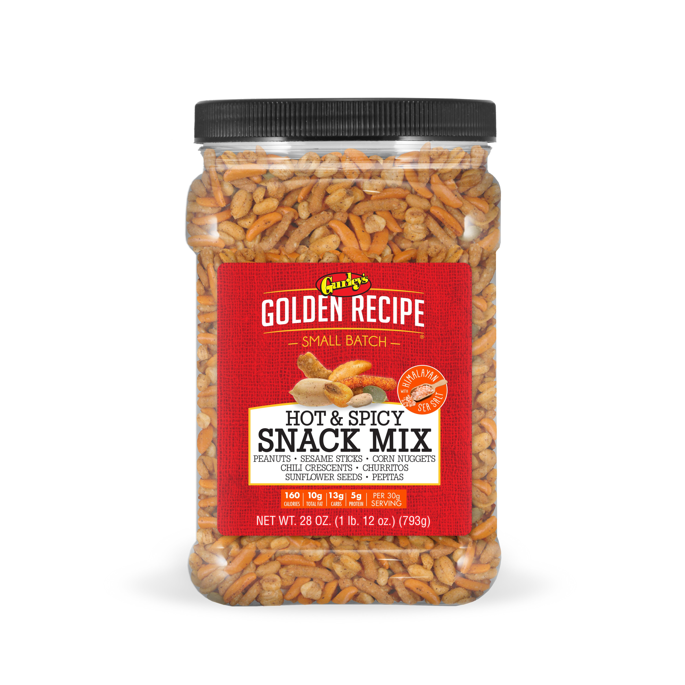 HOT &amp; SPICY BAR MIX - 32OZ SQUARE JARS
