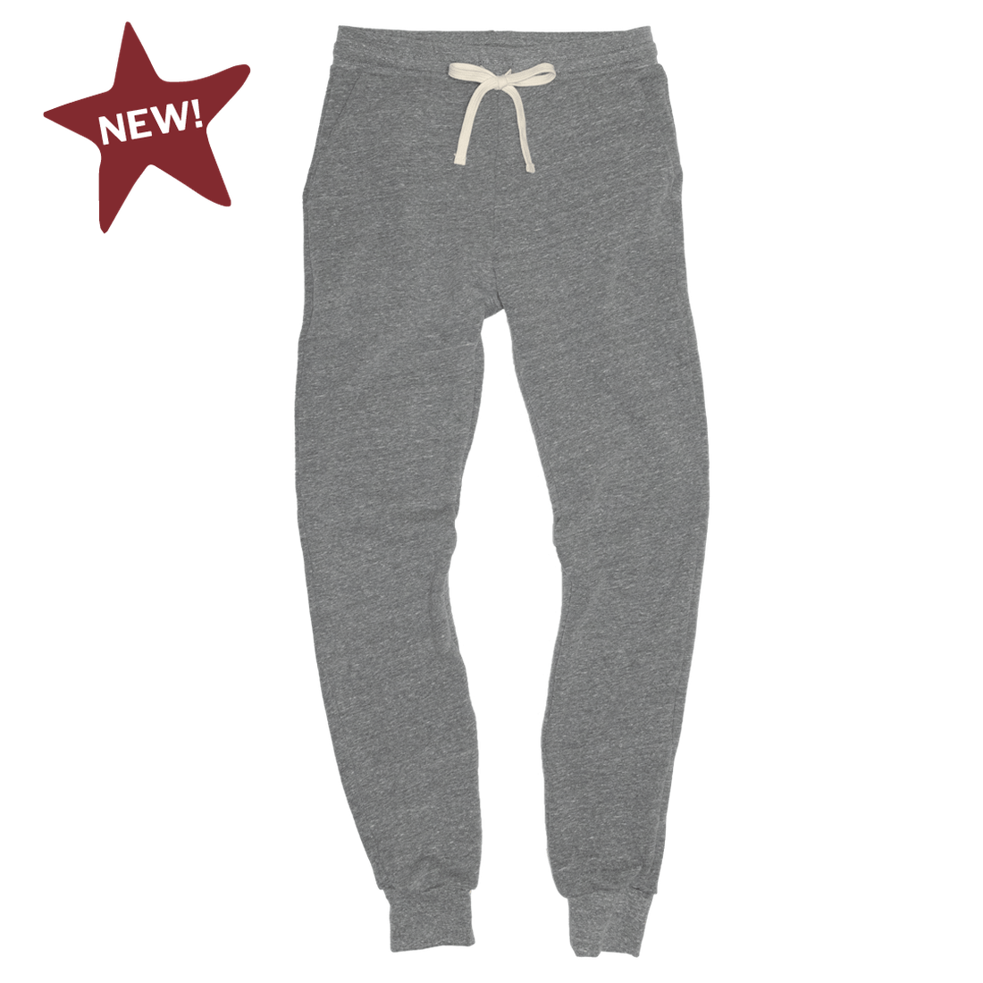 Triblend Fleece Jogger Sweatpant (Heather Gray)