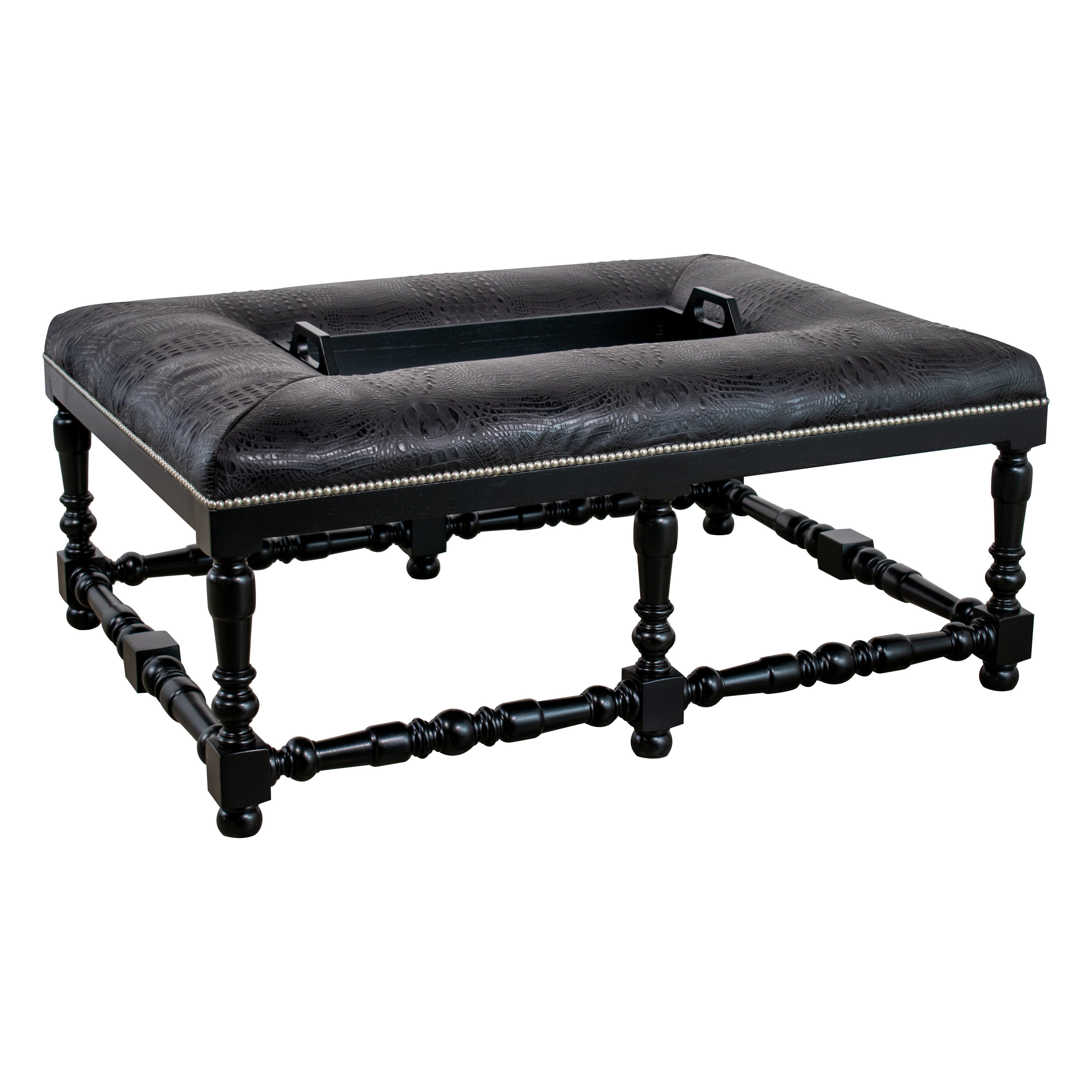 Emsworth Tray Cocktail Ottoman