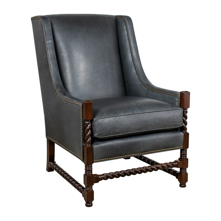 Jacoby Wing Wood Carved Chair
