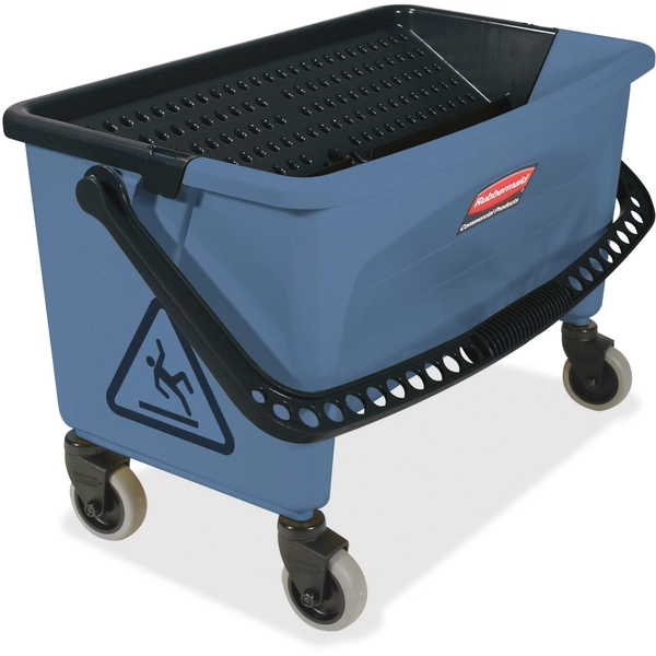 Rubbermaid Commercial Mop Bucket w/ Wringer - 16.2" x 26.2" - Blue - 1/Carton