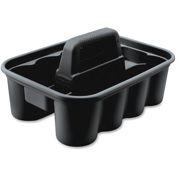 Rubbermaid Commercial Carry Caddy - 15" x 10.9" x 7.4" - Heavy Duty - Black - 1 Each