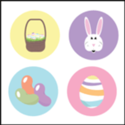 SHAPES ETC. Incentive Stickers - Easter