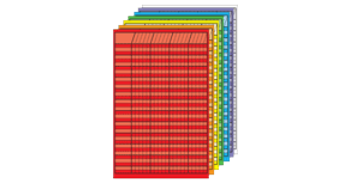 Made In USA | SHAPES ETC. Small Incentive Chart - Set of 7