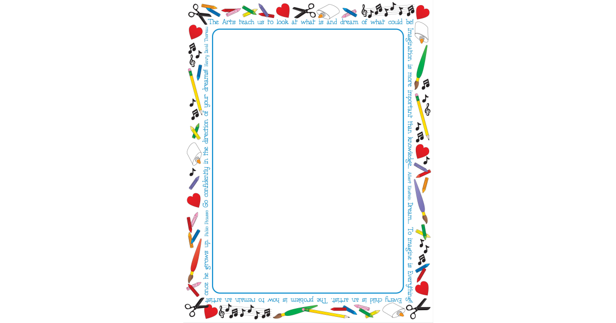 Made In USA | SHAPES ETC. Designer Paper - Imagine (50 Sheet Package)