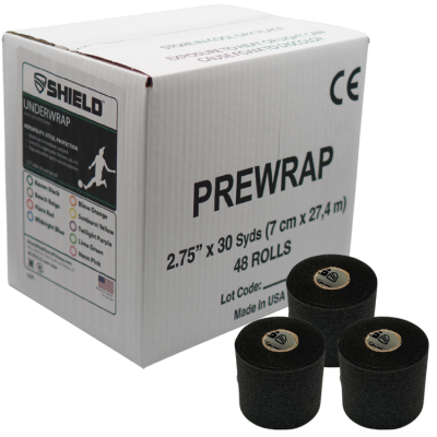 SHIELD Athletic Underwrap 48 ROLLS BULK CASE | 2.75" X 30 SYards Foam Pre-wrap