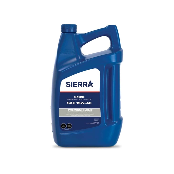 SIERRA MARINE 15W-40 MULTI-VEHICLE OIL (5 Qt)