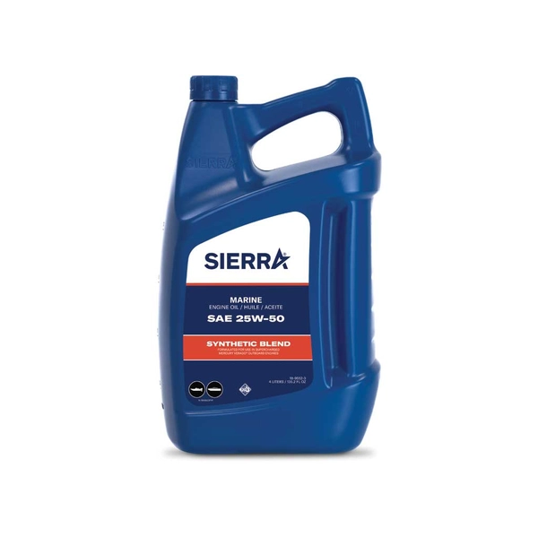 SIERRA MARINE 25W-50 FC-W SEMI-SYNTHETIC OIL (4L)