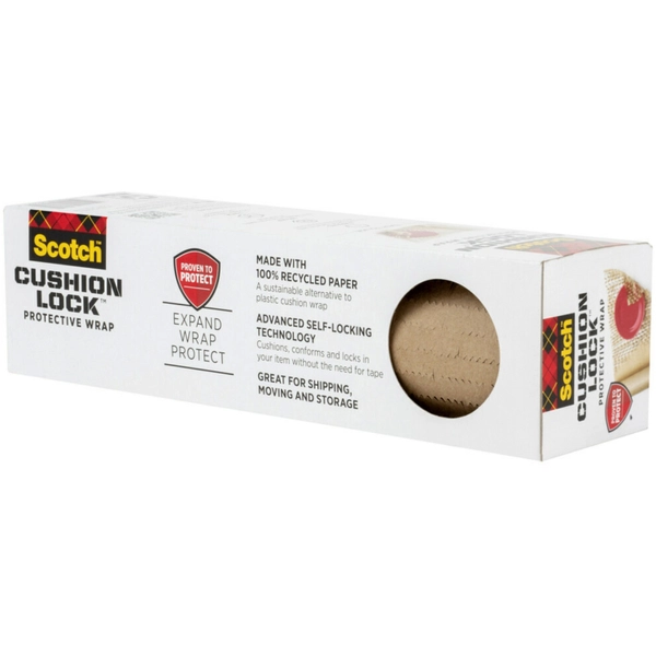 Scotch Cushion Lock Wrap - 30 ft x 12.38" - Damage Resistant - 1 Roll