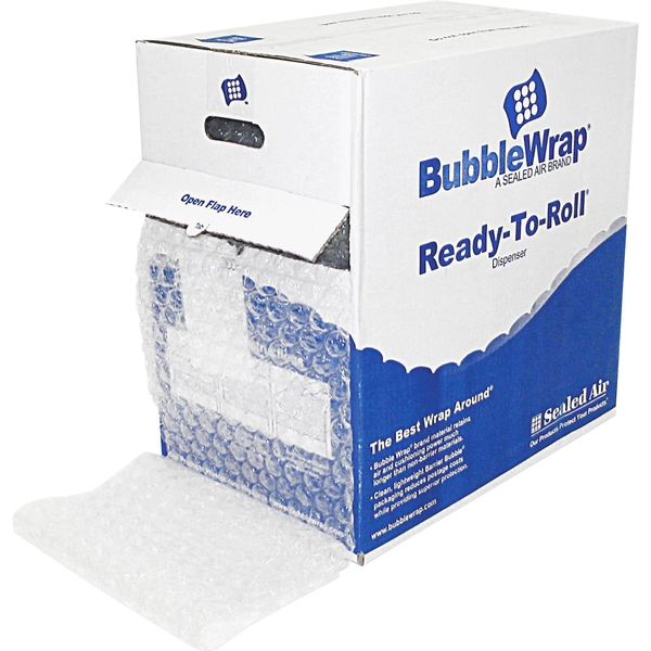 Sealed Air Bubble Wrap - 12" x 100 ft, 312.5 mil, Clear - 1 Wrap