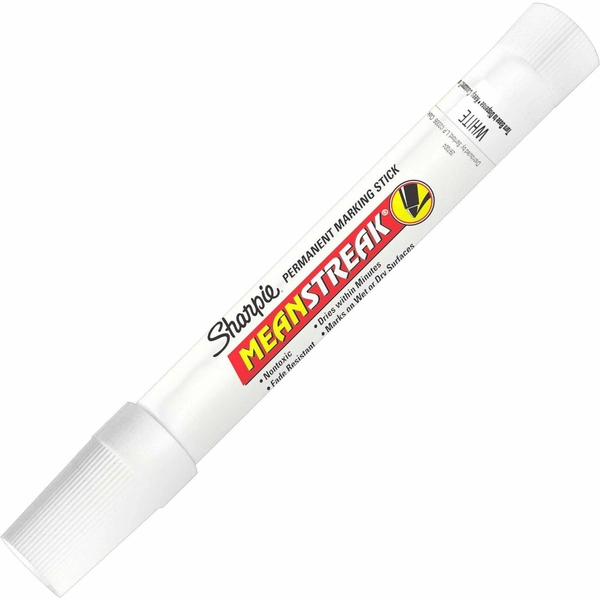 Sharpie Mean Streak Permanent Marker - Broad Point - White Ink - 1 Count