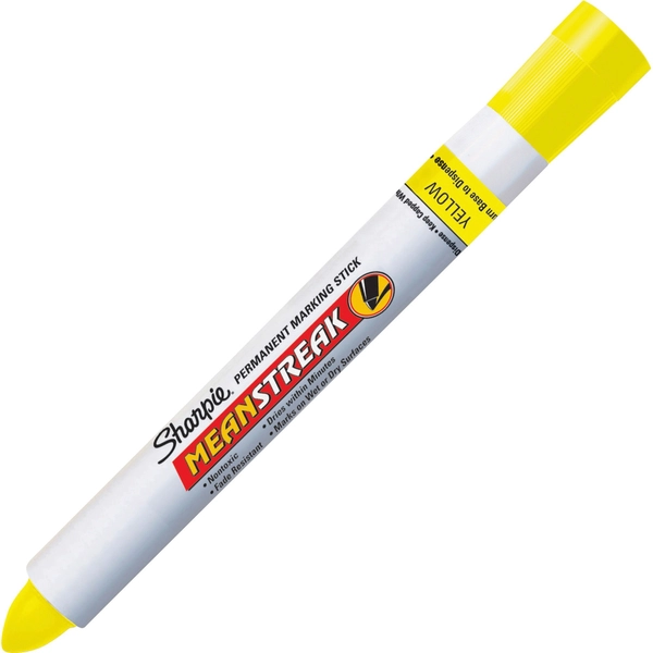 Sharpie Mean StreakPermanent Marker - Yellow - 1 Each