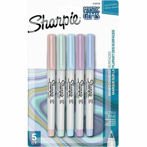 Sharpie Mystic Gems Ultra Fine Markers - 5 Pack