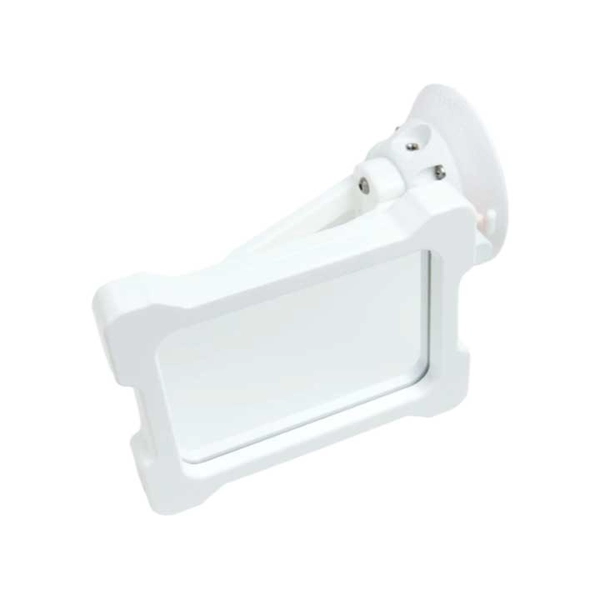 Universal Vacuum-Mount Side Mirror, White