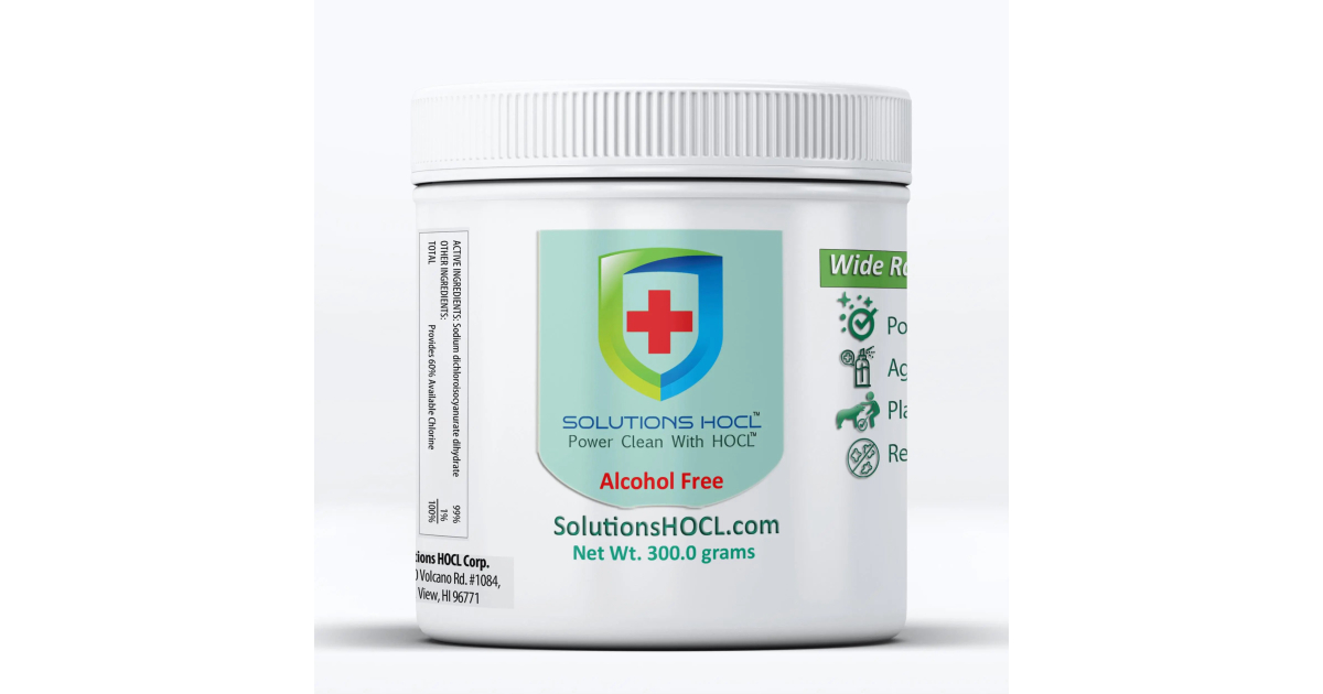 Made In USA | SolutionsHOCl® SuperWash Powder - 300 Grams