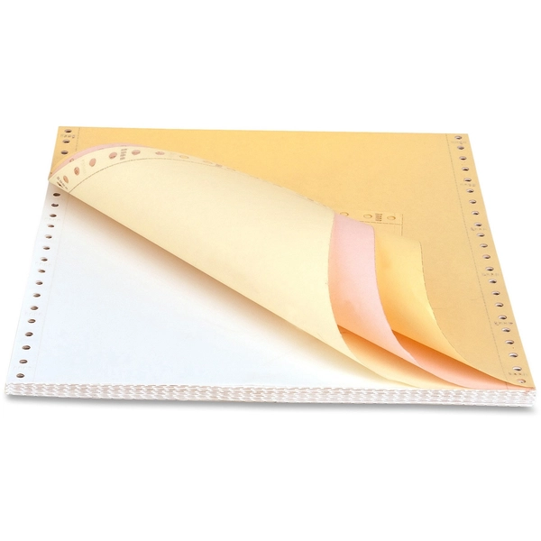 Sparco Multicolor Computer Paper - 8.5" x 11" - 15 lb - Perforated - 900 Sheets/Carton