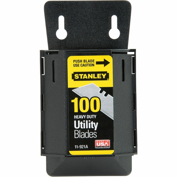 Stanley Heavy Duty Utility Blades - 100 Pack - 7.5" - Carbon Steel
