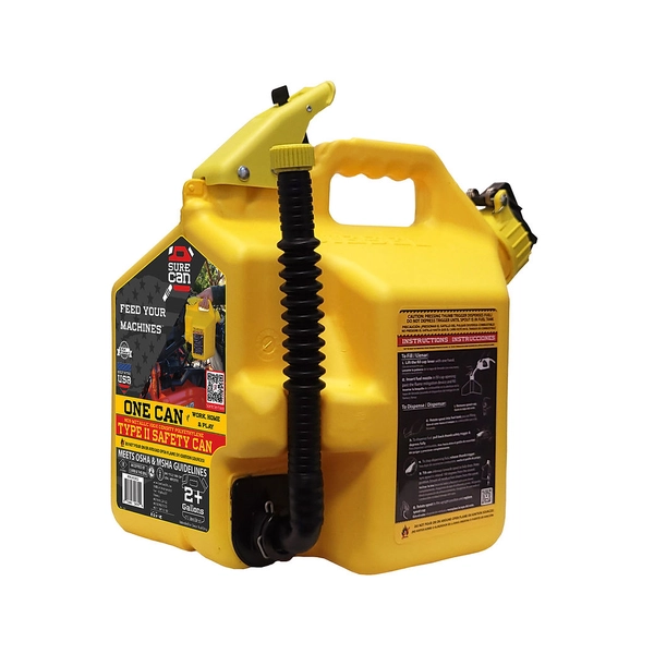 SureCan 2+ Gallon Type II Safety Diesel Can
