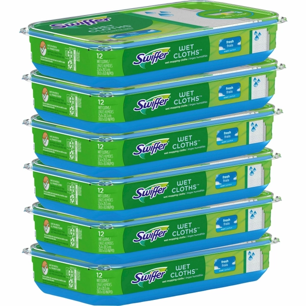Swiffer Sweeper Wet Cloths - 12 Pack